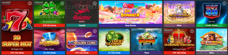 Winbet слот игри