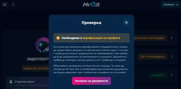 мр бит верификация